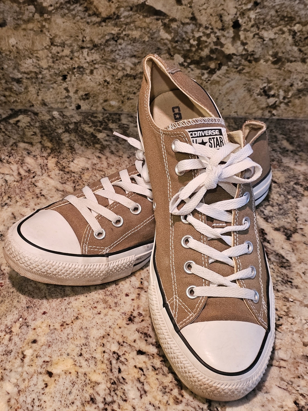 Converse Chuck Taylor All Star Low Top Sneakers - Brown Canvas